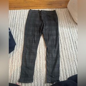 Top Shop Plaid Jeans